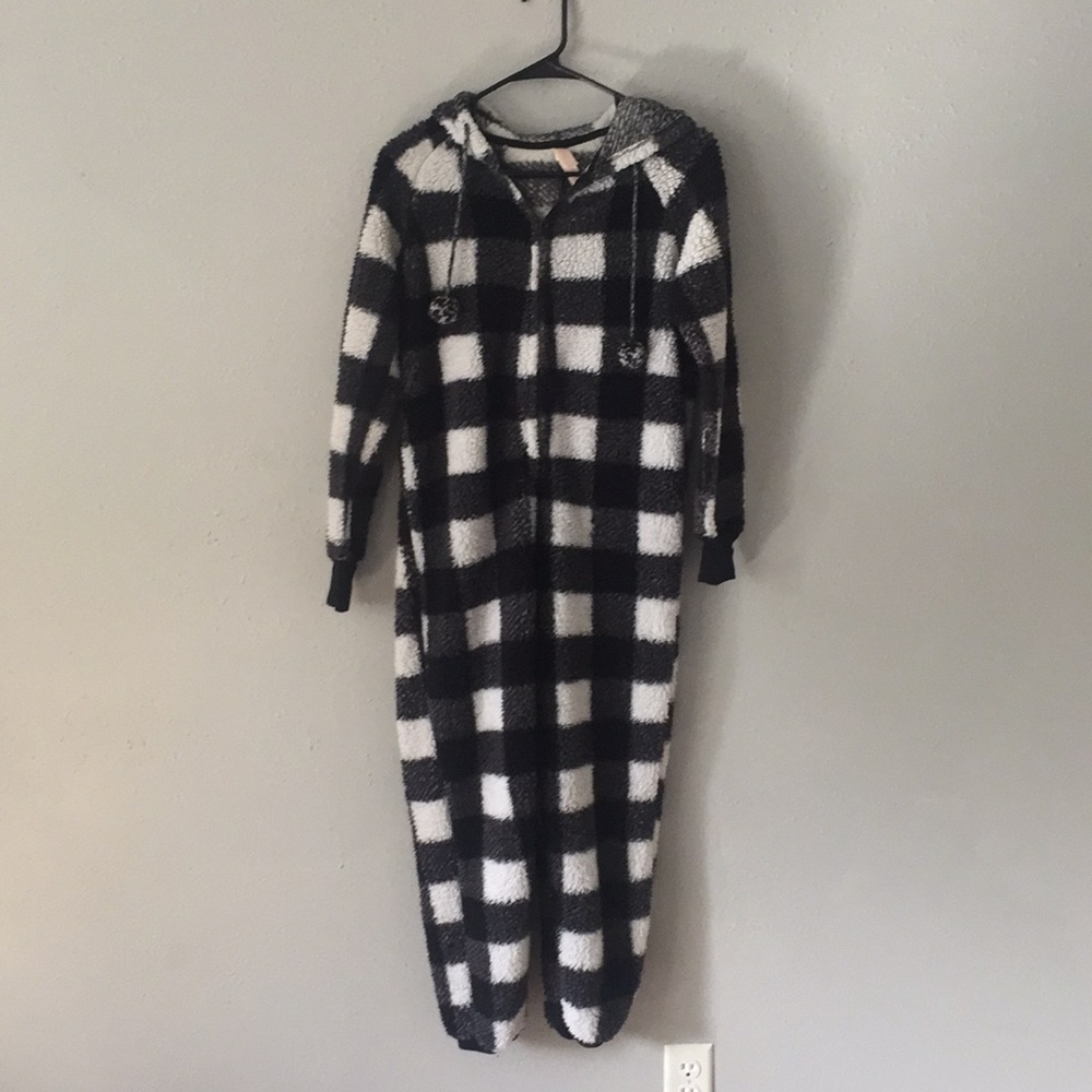 Black and White Checkered Onesie